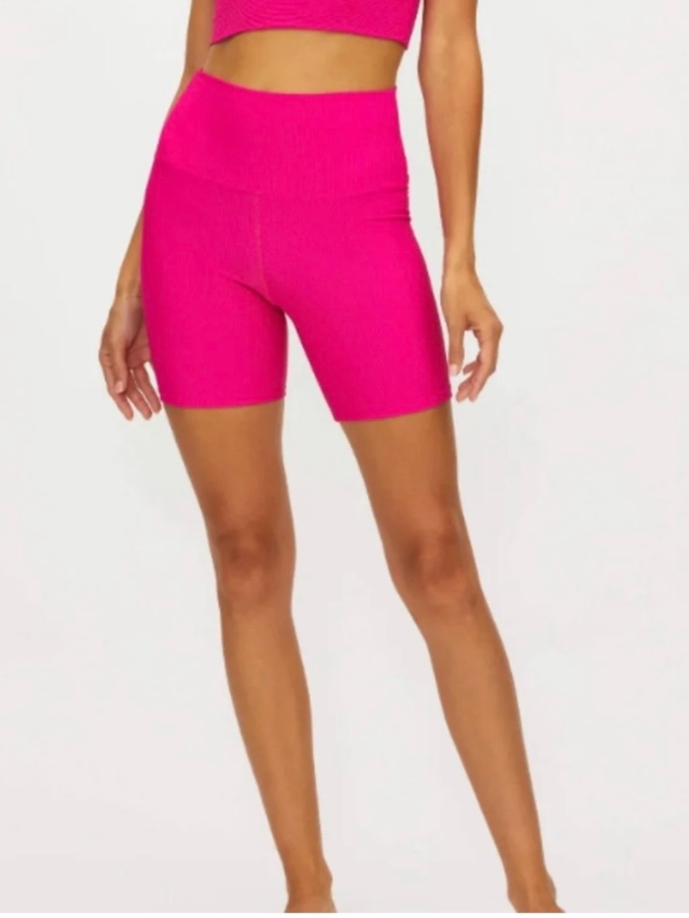 Beach Riot Sport Ribbed Bike Shorts Size Small